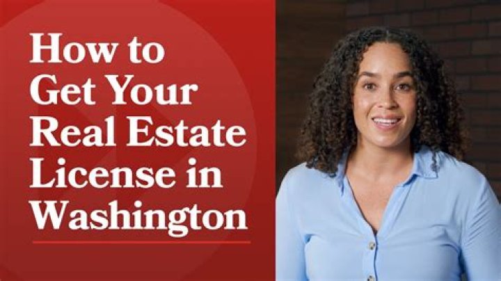 How long does it take to get your real estate license in Washington state?