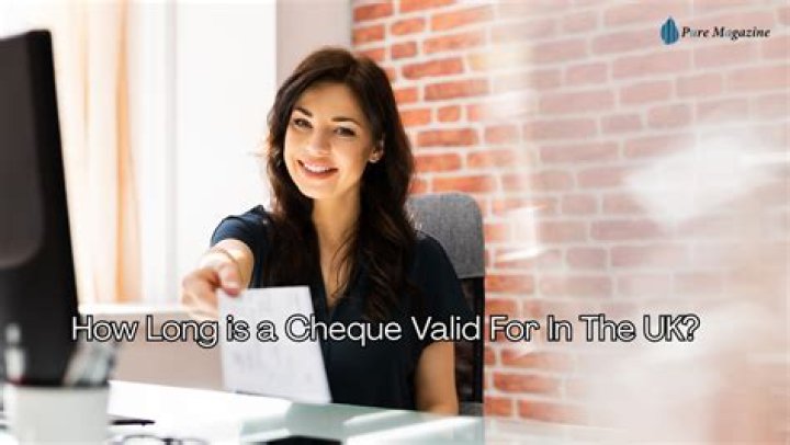 How long is a cheque valid from HMRC?