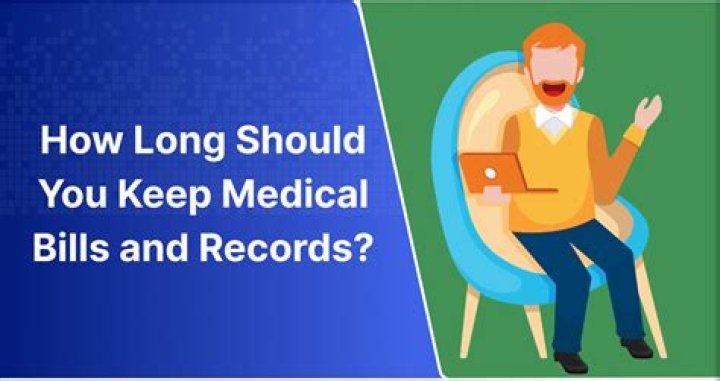 How long should medical statements be kept?