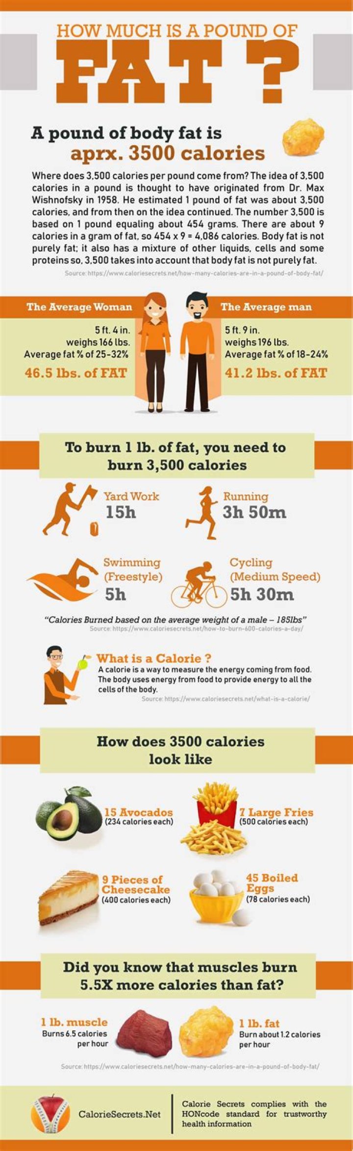 How many calories is a pound?