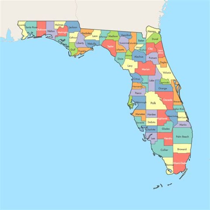 How many counties does the state of Florida have?