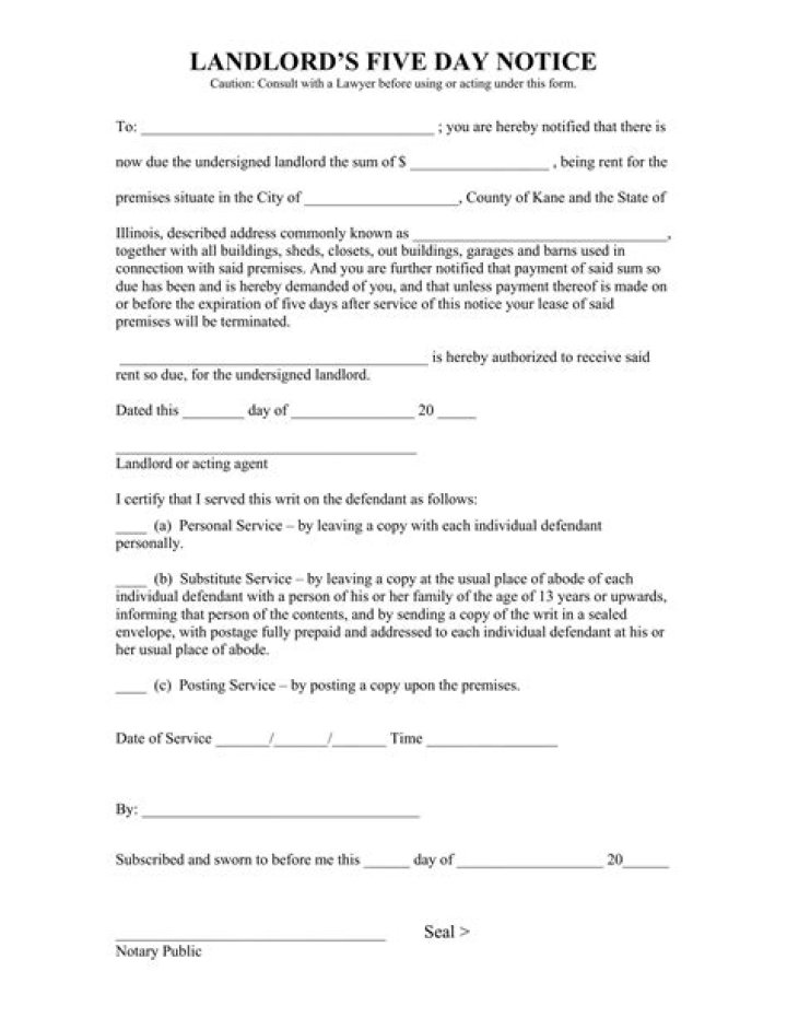 How many days does a landlord have to give notice to a tenant that the landlord is being foreclosed on the state of Arizona?