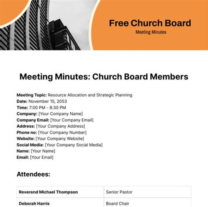 How many members should be on a church board?