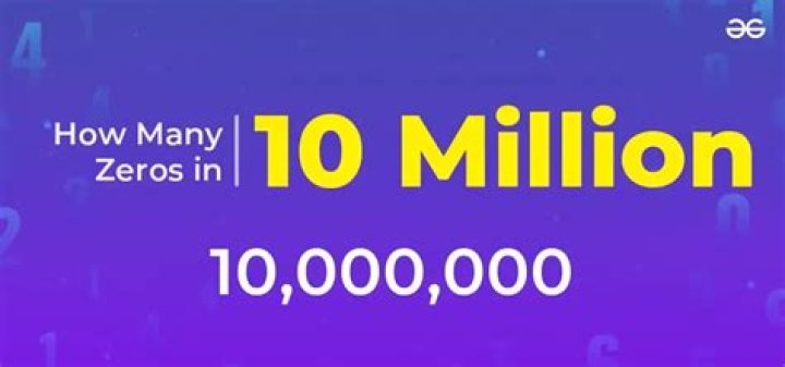 How many zeros does 30 million have?