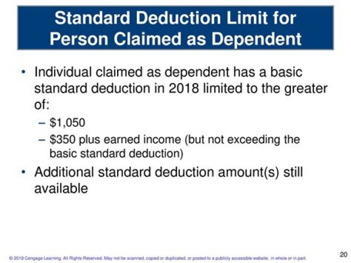 How much can someone make and still be claimed as a dependent?