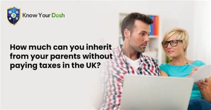 How much can you inherit without paying taxes UK?