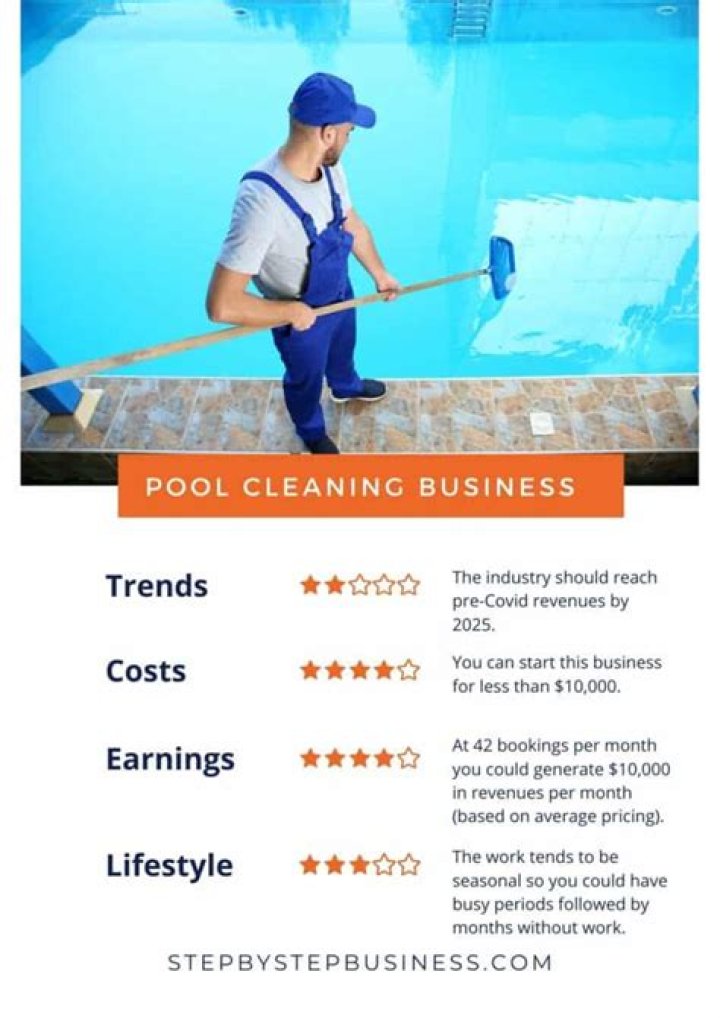 How much can you make owning a pool cleaning business?