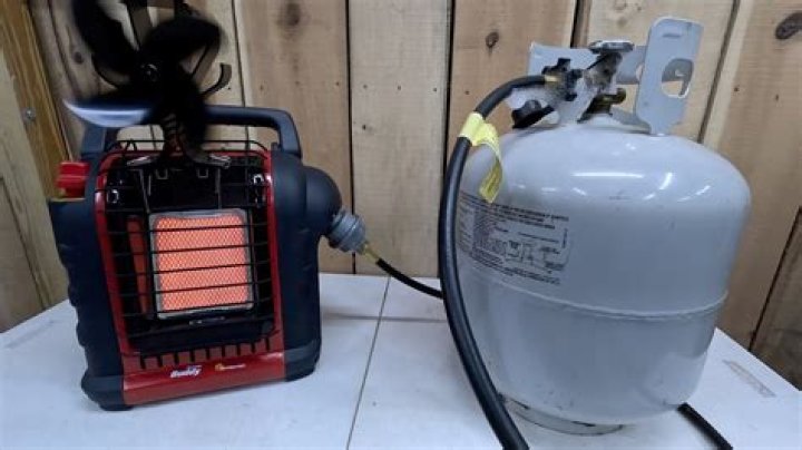 How much clearance do you need above a propane heater?