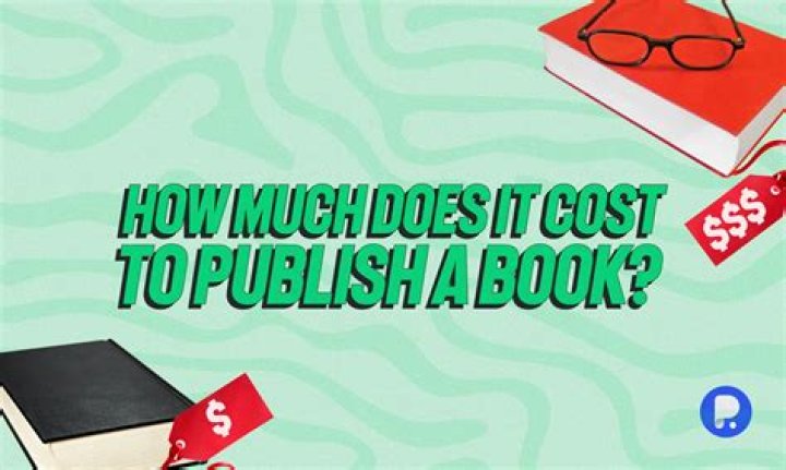 How much does it cost for a publishing company to publish a book?