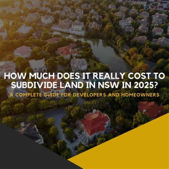 How much does it cost to subdivide a section?