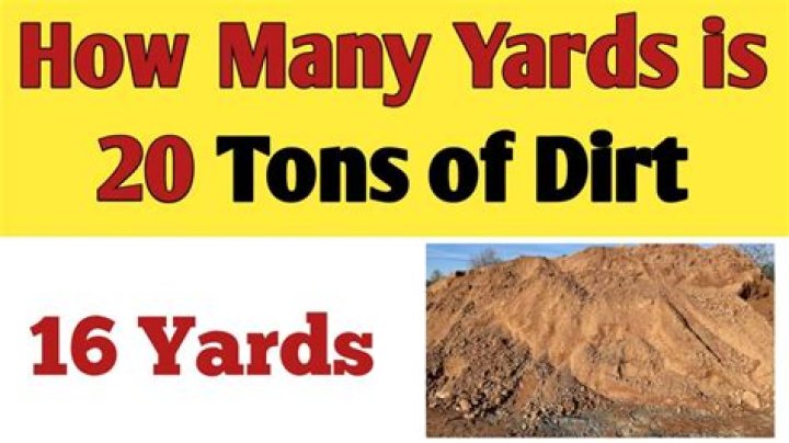 How much is a dirt load of dirt?