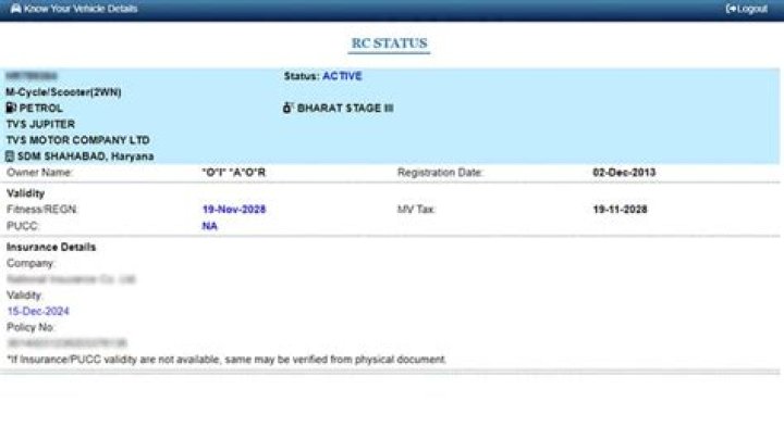 How much is RTO tax in MP?