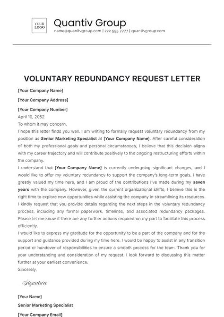 How much money would I get if I took voluntary redundancy?