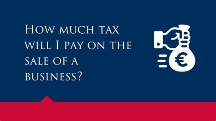 How much tax will I pay on the sale of my business UK?