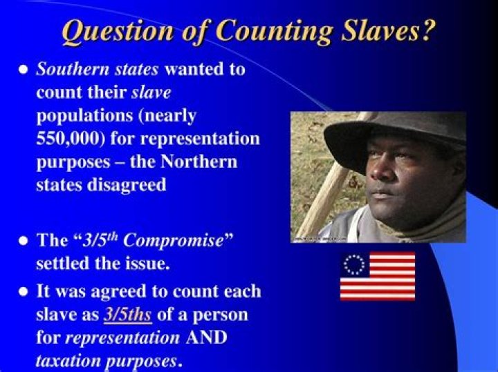 How was the issue of counting slaves for representation settled?