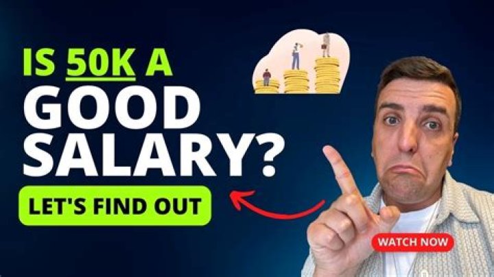 Is a 50k salary good UK?
