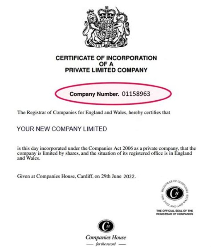 Is a limited company registered in England and Wales?
