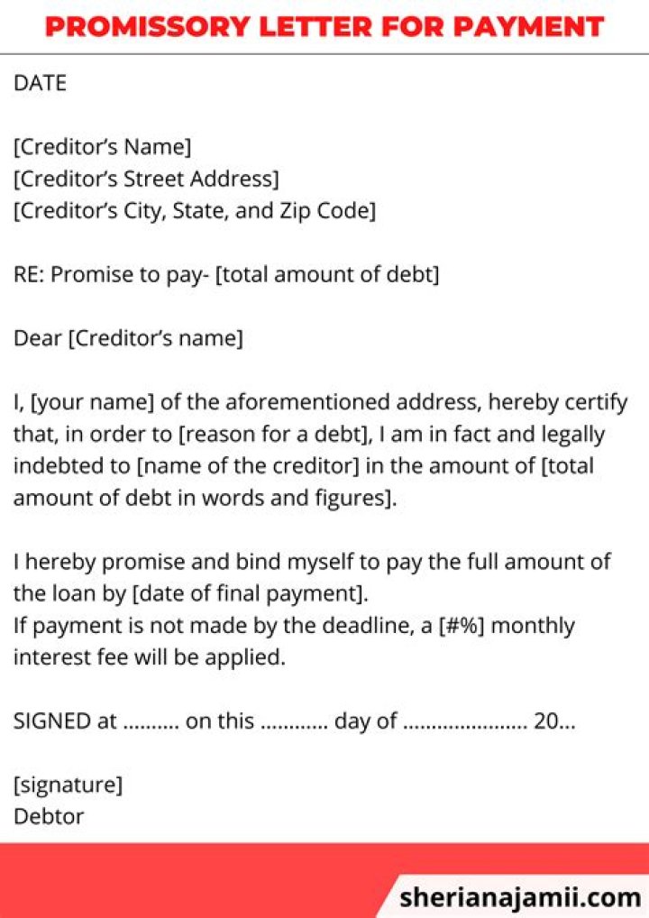 Is a promissory note a payment?