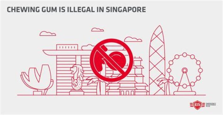 Is chewing gum illegal in Thailand?