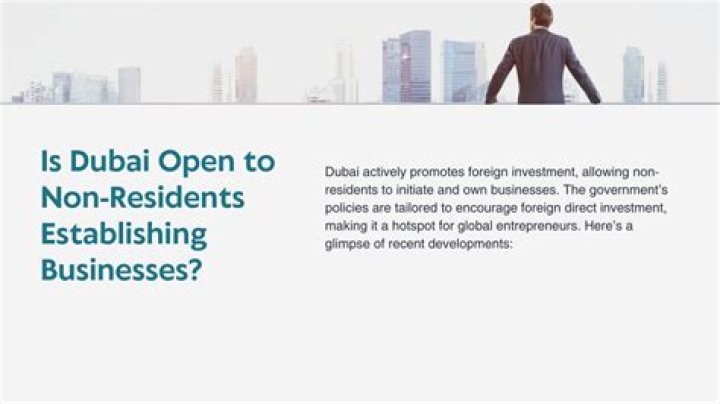 Is Dubai open to non residents?