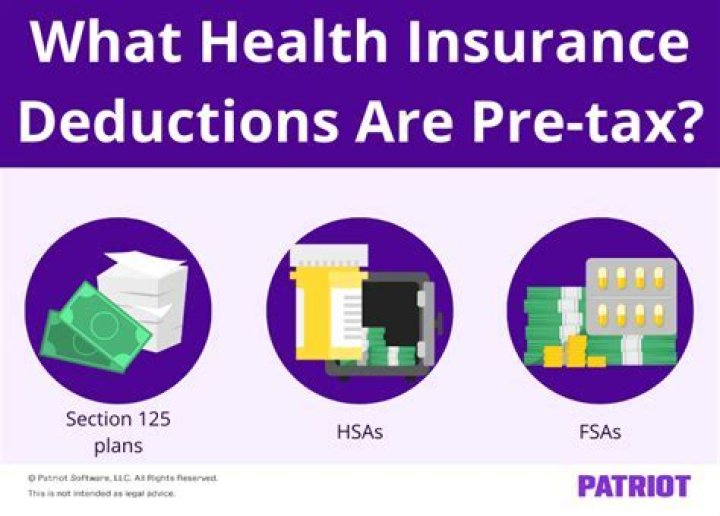 Is healthcare a pre-tax deduction?