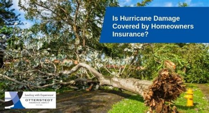 Is hurricane damage covered by homeowners insurance?