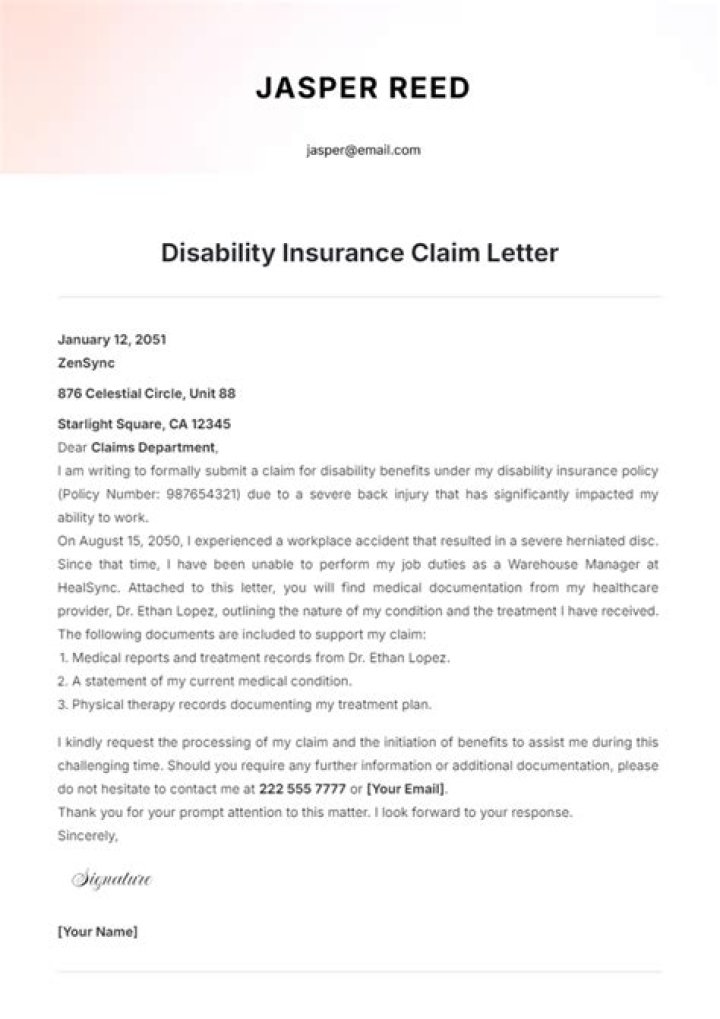 Is insurance included in disability?