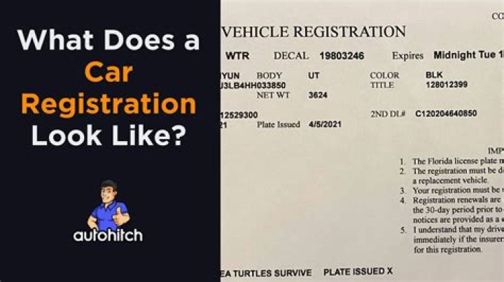 Is it safe to give registration when selling car?