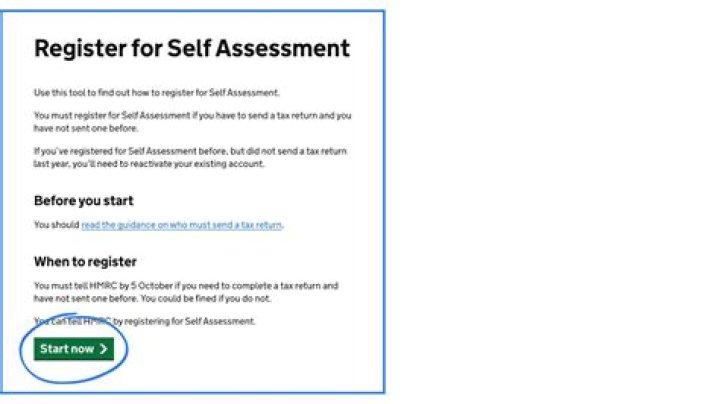 Is it too late to register for Self assessment?