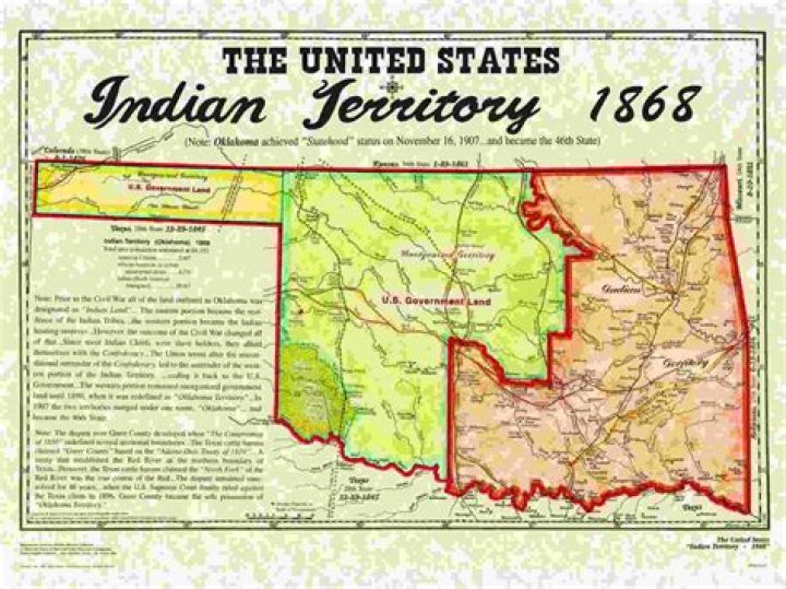 Is Missouri an Indian territory?