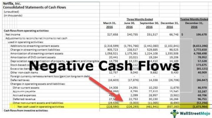 Is negative cash flow OK?