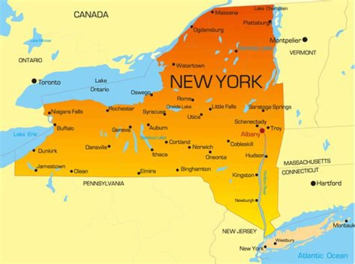 Is New York State connected to New York City?