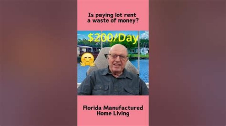 Is paying lot rent a waste of money?
