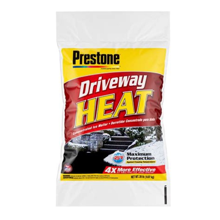 Is Prestone driveway heat safe for concrete?