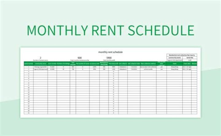 Is US rent paid monthly?