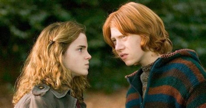 Was Hermione happy with Ron?
