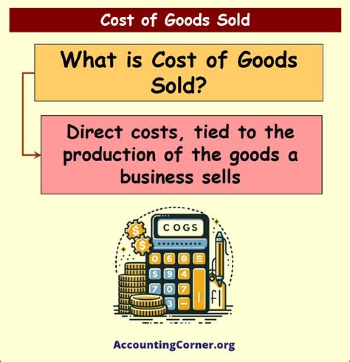 What accounting category is cost of goods sold?