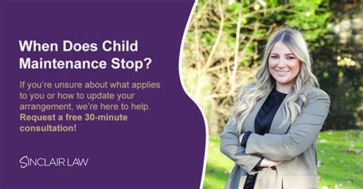 What age does child maintenance stop for disabled child?