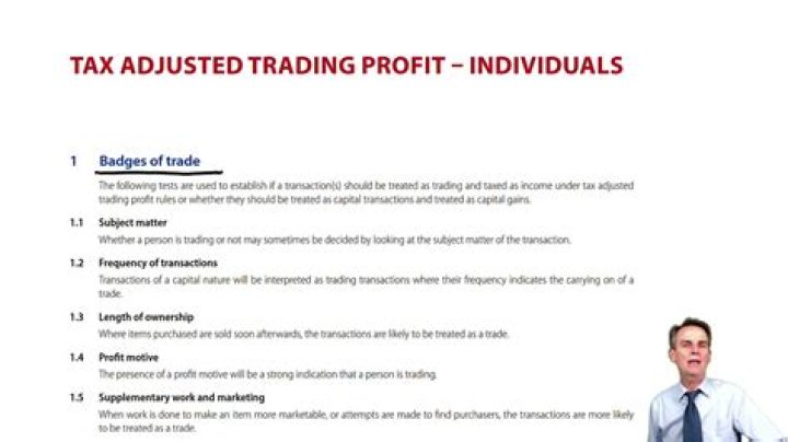 What are adjusted trading profits?