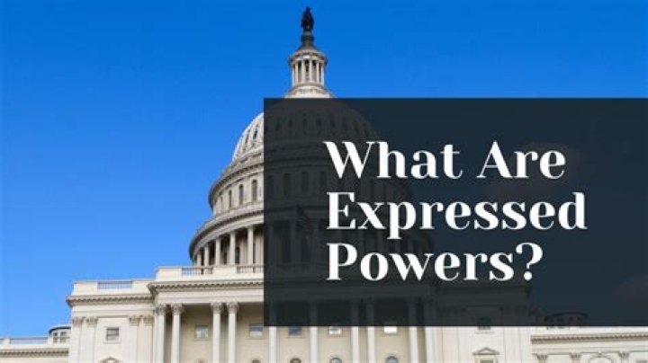 What are expressed powers examples?