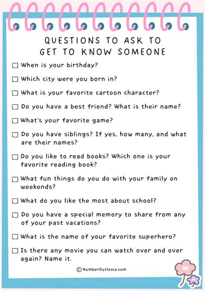 What are quick questions to ask?