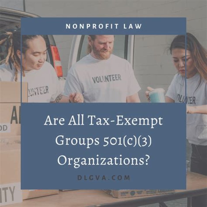 What are tax exempt groups?