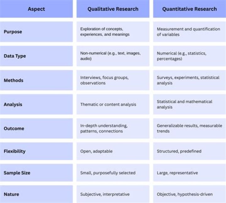 What are the 3 qualitative research methods?