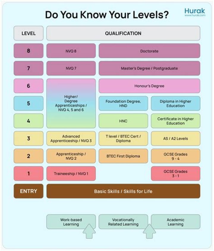 What are the different levels of college classes?