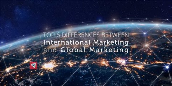 What are the main differences between global marketing and marketing in the domestic context?