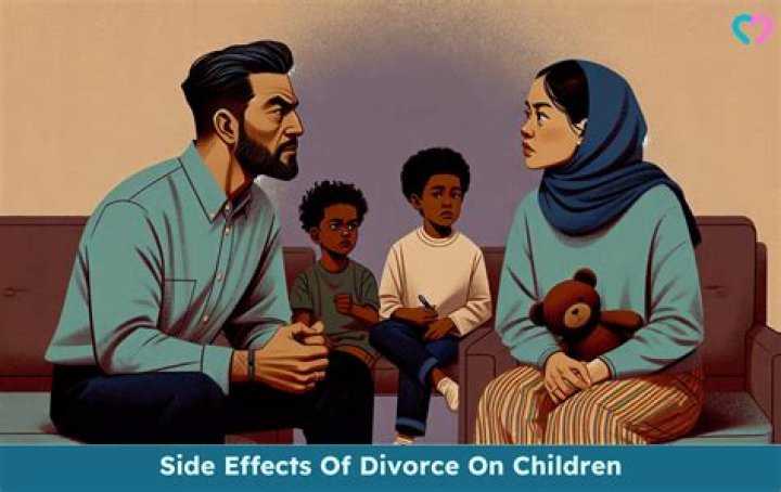 What are the negative effects of divorce on adults?