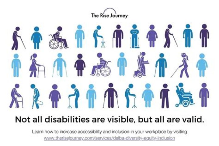 What are the three invisible disability?