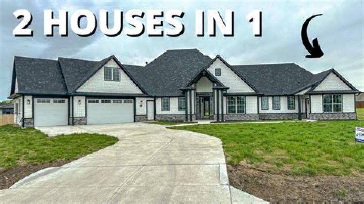 What are two houses on one property?