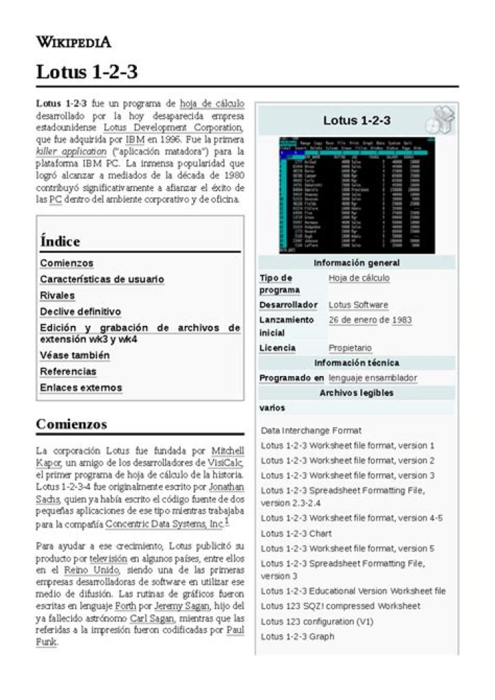 What came before Lotus 123?