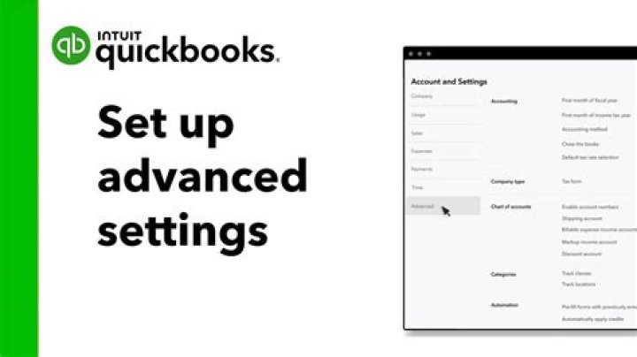 What can be turned on within Account and Settings QuickBooks?